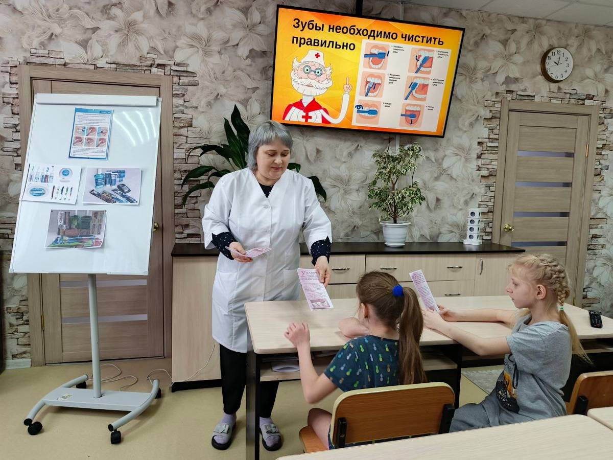 В Щигровском центре прошло занятие по формированию навыков гигиены