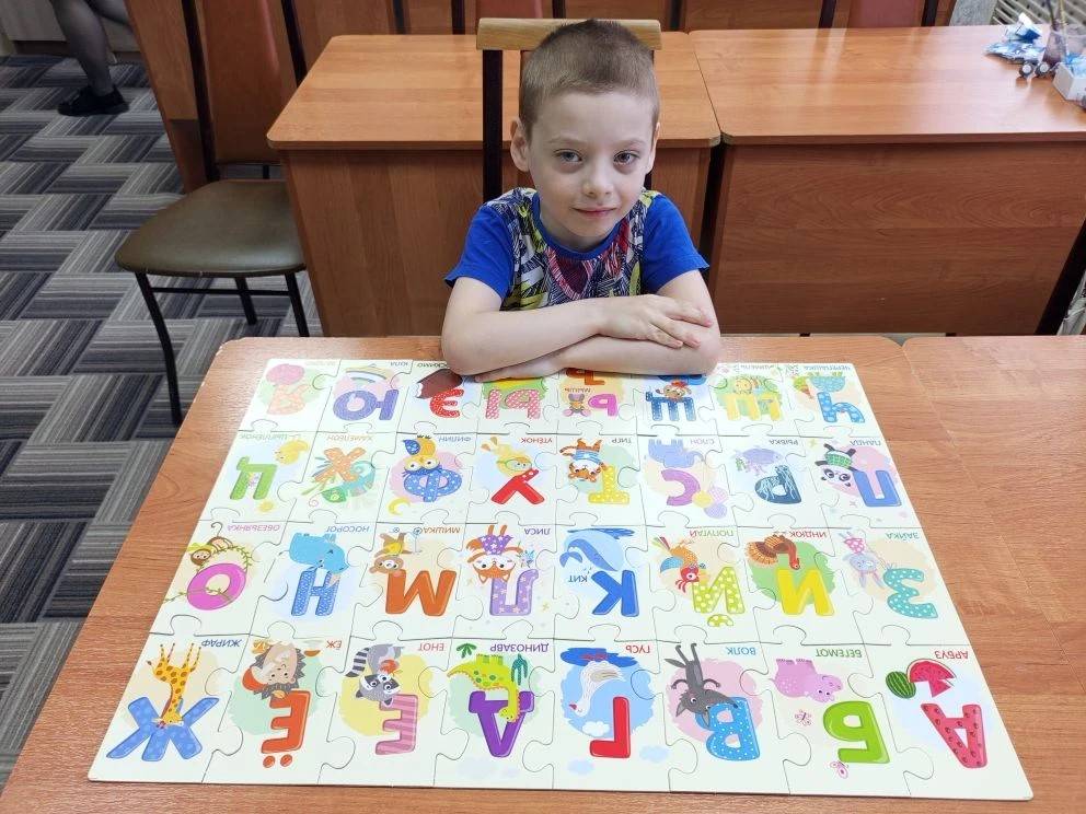 В отделении «Дошкольник» Щигровского центра закрепили алфавит